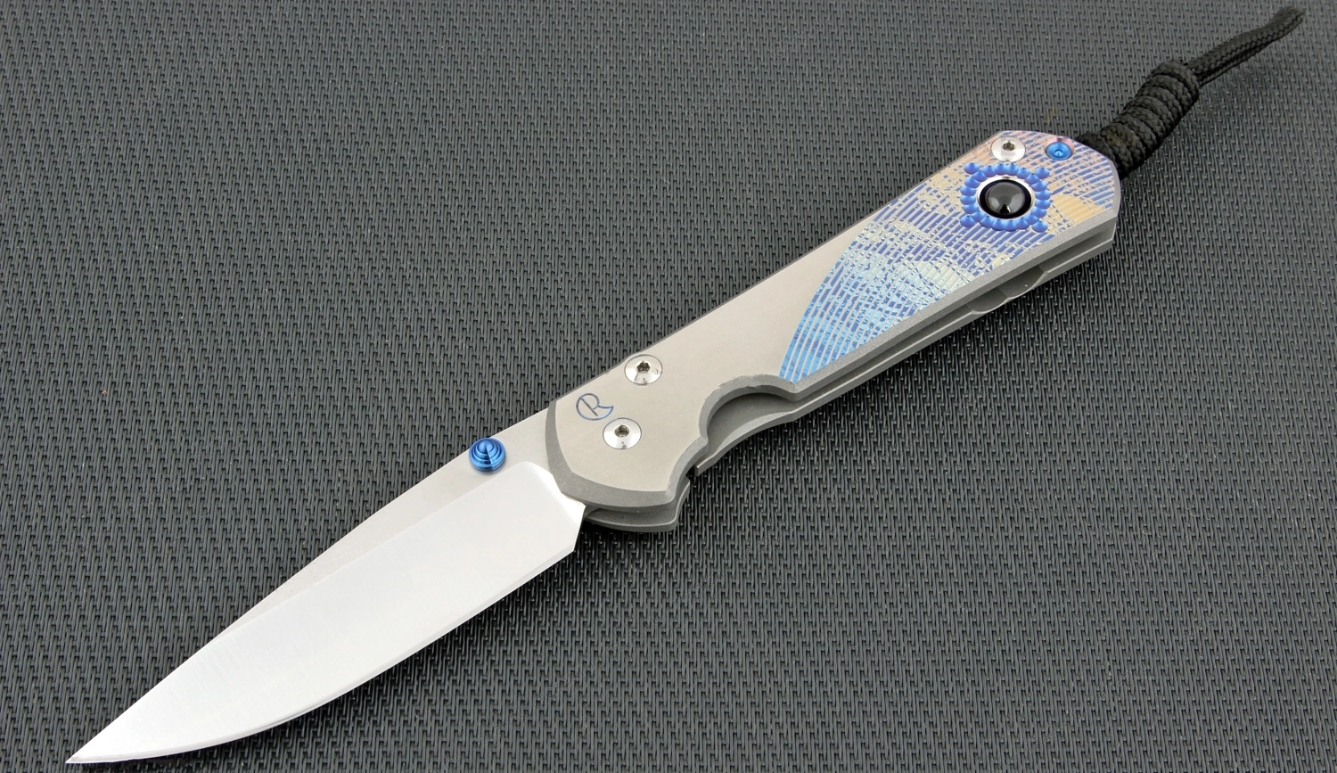 Нож складной Chris Reeve Large Sebenza 21 Almandine Cabochon, сталь CPM-S35VN, рукоять титан