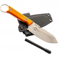 Нож White River FIRECRAFT 3.5 Pro StoneWash, сталь CPM S35VN, рукоять G10 оранжевая купить в Дзержинске