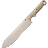 Нож White River FIRECRAFT 7 StoneWash, сталь CPM S35VN, рукоять серо-зеленая микарта, чехол Kydex купить в Дзержинске