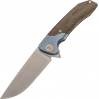 Складной нож Maxace Goliath Blue, сталь Bohler K110, Micarta купить в Дзержинске