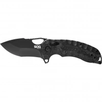 Складной нож SOG Kiku XR Black, сталь CTS-XHP, рукоять микарта купить в Дзержинске