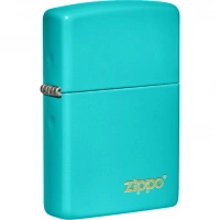 Зажигалка Classic Flat Turquoise ZIPPO Logo купить в Дзержинске