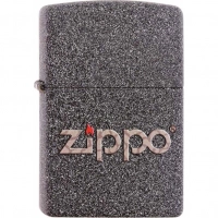 Зажигалка ZIPPO, латунь с покрытием Iron Stone™, серая с фирменным логотипом, матовая, 36x12x56 мм купить в Дзержинске